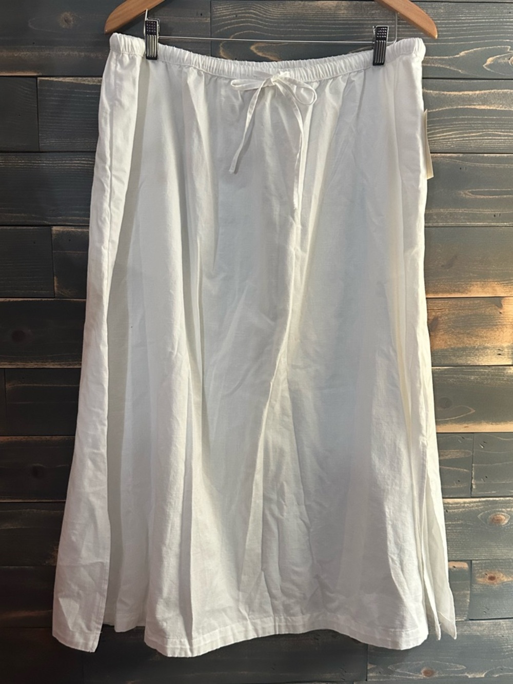 Universal Thread White A-Line Drawstring Skirt